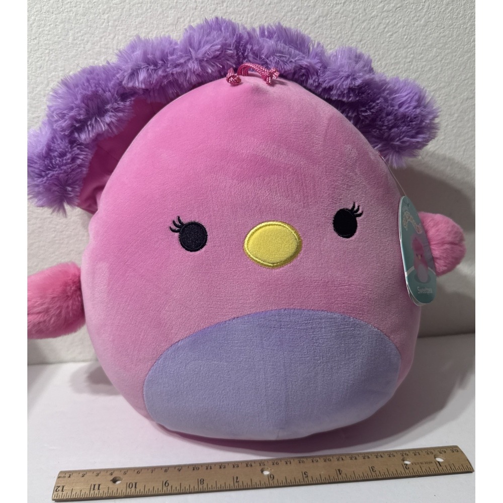 Squishmallows Sweetpea Peacock 12" Soft Plush Toy S11 2689 SQCR08103 New Tags - Picture 7 of 12